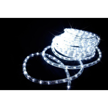 Světelný kabel venkovní / vnitřní, studeně bílý, LED diody, 20 m