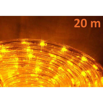 Voděodolný světelný kabel venkovní / vnitřní, žlutý, 20 m