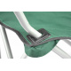 Kempinková židle s ocelovým rámem vč. tašky - skládací, zelená