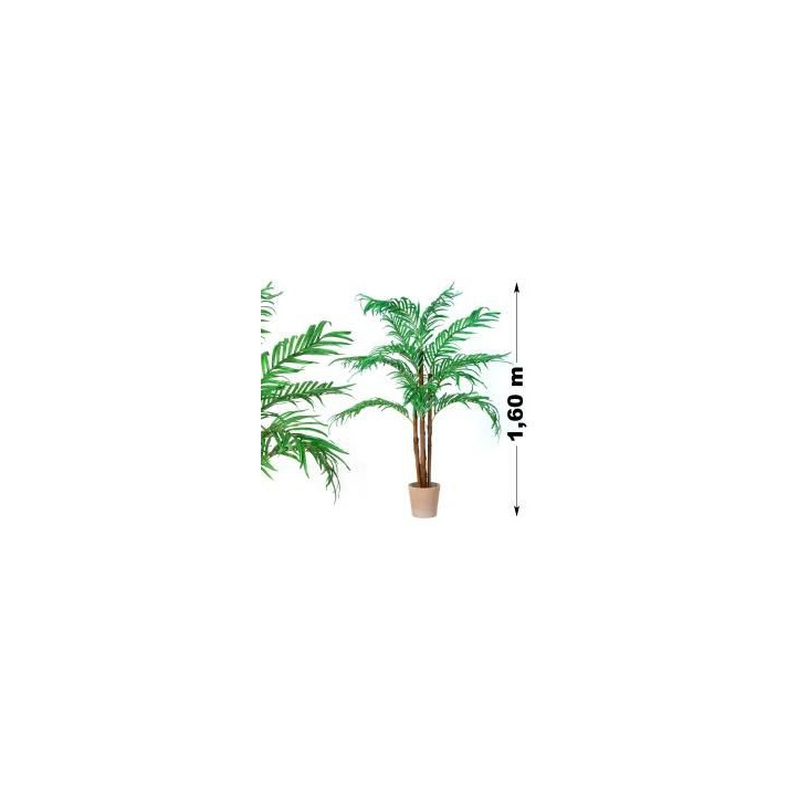 Umělá rostlina - kokosová palma jako živá, 12 listů, 160 cm