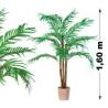 Umělá rostlina - kokosová palma jako živá, 12 listů, 160 cm