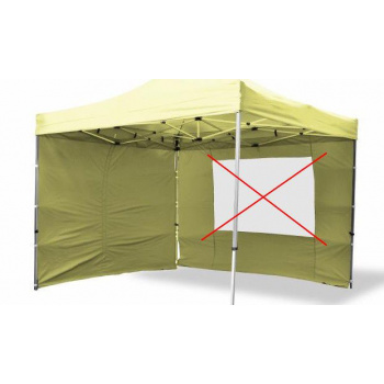 2 boční stěny bez oken pro Profi zahradní párty stany, champagne (béžová)