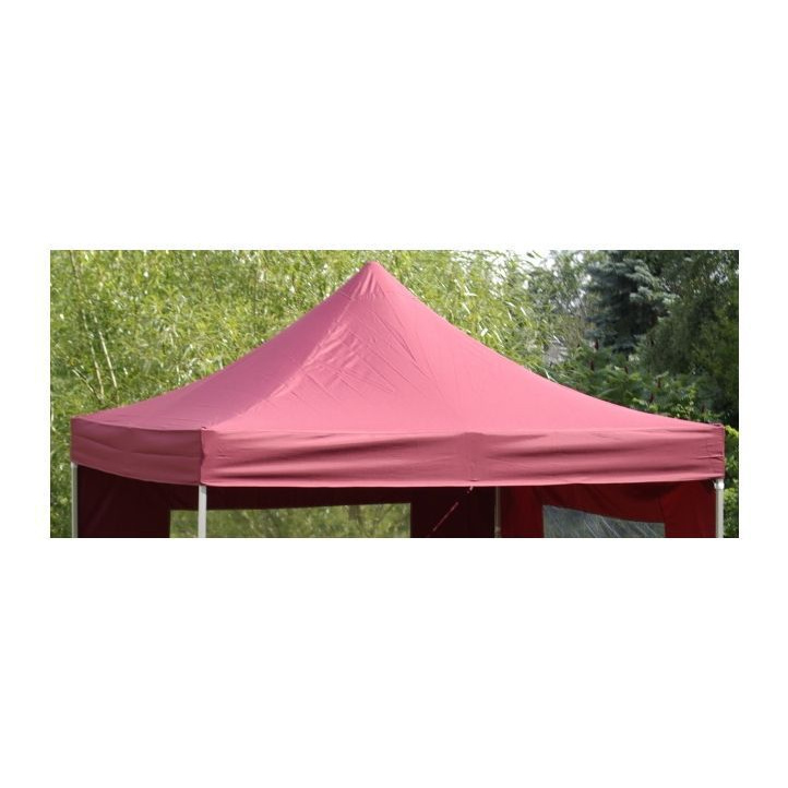 Samostatná střecha k profi párty stanům 3x3 m, nepromokavá, vínová