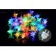 Vánoční LED řetěz s barevnými hvězdami venkovní / vnitřní, 40 diod, 4 m