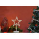 Vánoční světelná dekorace na okno / stolek - hvězda na stojánku 38,5 cm