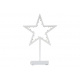 Vánoční světelná dekorace na okno / stolek - hvězda na stojánku 38,5 cm