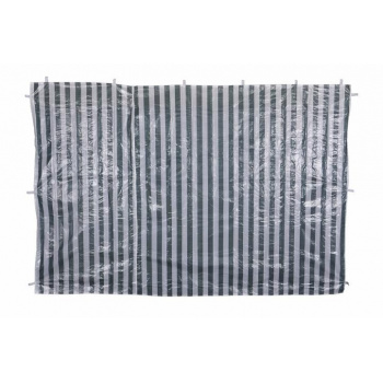 2 boční stěny bez oken pro zahradní párty stany, zelená / bílá