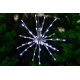 Svítící vánoční hvězda venkovní / vnitřní k zavěšení, 80 LED diod, 40 cm