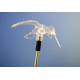3 ks solární zapichovací osvětlení kolibřík, měnící barvy