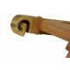 Zahradní dřevěné křeslo / lehátko - odnímatená podložka nohou