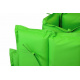 Luxusní pohodlné polstrování na relaxační lehátka, snímatelný potah, zelené