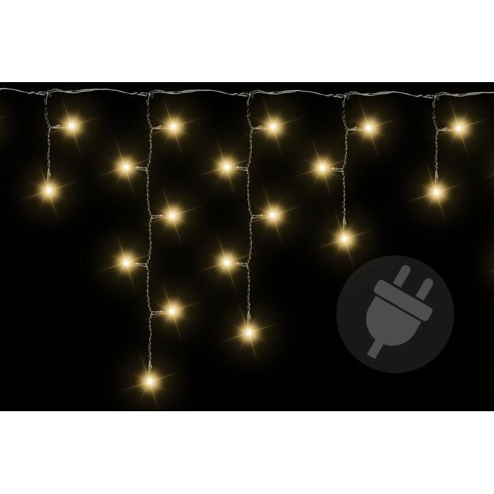 Vánoční řetěz - světelný déšť venkovní / vnitřní, 200 LED diod, 4 m