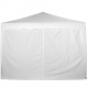 Boční stěna se zipem k zahradním párty stanům, bílá, polyester 