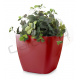 Dekorativní samozavlažovací květináč čtvercový  42 cm, červený