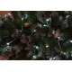 Umělý vánoční strom se zasněženým vzhledem a šiškami, 1,5 m