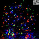 Vánoční světelný řetěz barevný, venkovní / vnitřní, 600 diod, 60 m