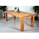Masivní dřevěný stůl 180 cm, teakové dřevo, 63 kg
