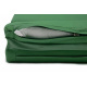 2 ks luxusní polstrování na lehátko, snímatelný potah, tm. zelená