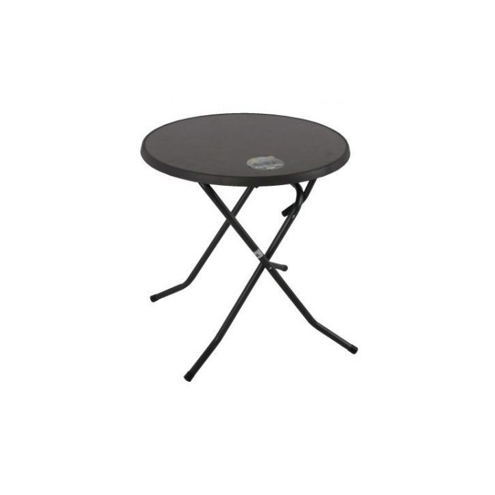 Skládací gastro stolek kovový, průměr 70 cm