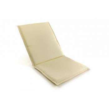 Polstrování na venkovní židle a křesla, potah na zip, krémové, 90x42,5 cm