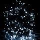 Světelný vánoční řetěz studeně bílý, venkovní / vnitřní, 50 LED, 5 m, průhledný kabel