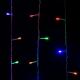 Světelný vánoční řetěz barevný, venkovní / vnitřní, 50 LED, 5 m, průhledný kabel