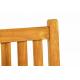 Venkovní lavička z masivního teakového dřeva 120 cm