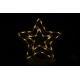 Vánoční dekorace svítící hvězda s LED diodami 40 cm, napájení ze zásuvky 230 V