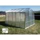 Obdélníkový zahradní polykarbonátový skleník, pozink, 251x202x311 cm