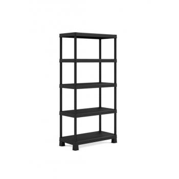 Velký plastový regál do domácnosti / dílny, velká nosnost 300 kg, 182x90x45 cm