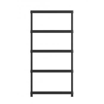 Velký plastový regál do domácnosti / dílny, velká nosnost 250 kg, 187x80x40 cm