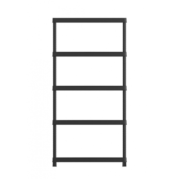 Velký plastový regál do domácnosti / dílny, velká nosnost 250 kg, 187x80x40 cm