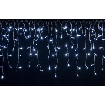 Vánoční LED osvětlení- světelný závěs venkovní / vnitřní, studeně bílý, 10 m
