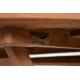 Menší sestava dřevěného teakového nábytku na balkon / terasu, skládací