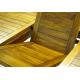 Větší souprava zahradního dřevěného nábytku, oválný stůl, akát, pro 6 osob