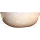Dekorativní mramorové umyvadlo ve tvaru misky světle šedé, průměr 45 cm