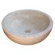 Dekorativní umyvadlo ve tvaru misky, leštěný mramor krémový, průměr 40 cm