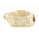 Krémové umyvadlo z přírodního kamene onyx na desku 45 cm