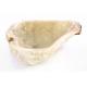 Krémové umyvadlo z přírodního kamene onyx na desku 45 cm