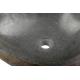 Dekorativní umyvadlo do koupelny na desku, přírodní kámen andezit, průměr 40-50 cm