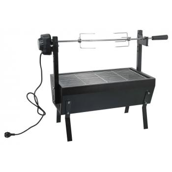 Gril na kuře / kýtu s elektrickým motorkem, 60 cm, 230 V