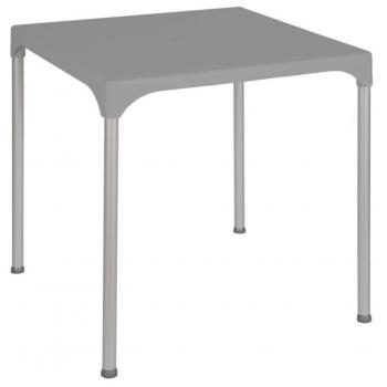 Bistro stůl jídelní malý čtvercový domácnosti / restaurace / sály, 70x70 cm, šedý