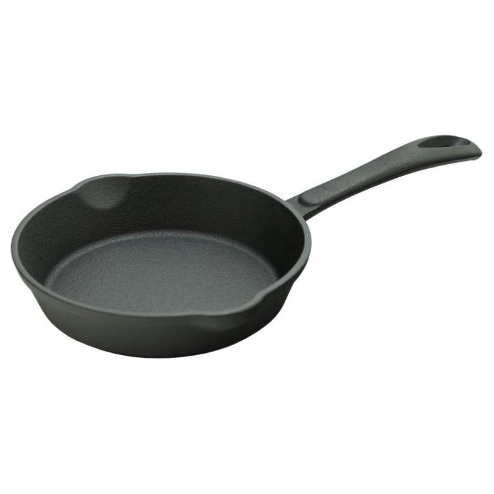 Grilovací pánev s držadlem 16 cm, litina
