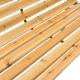 Malá levná venkovní lavička kov dřevo dvoumístná na balkon / terasu / před dům 120 cm