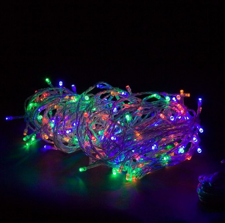 Vánoční osvětlení - LED řetěz venkovní / vnitřní, 600 LED diod, 60 m