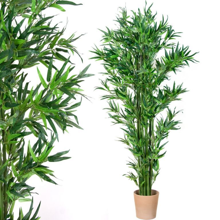 Velký umělý bambus, rostlina jako živá, 190 cm
