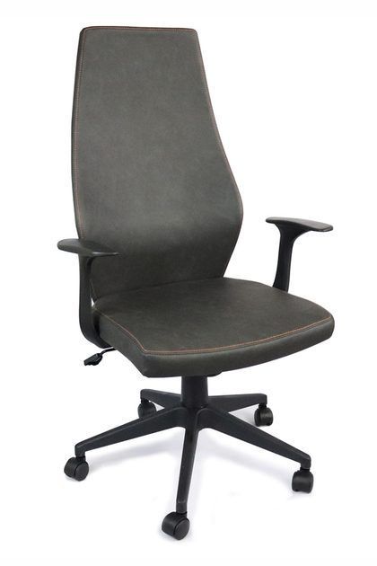 Designová kancelářská židle na kolečkách otočná, černá, do 120 kg