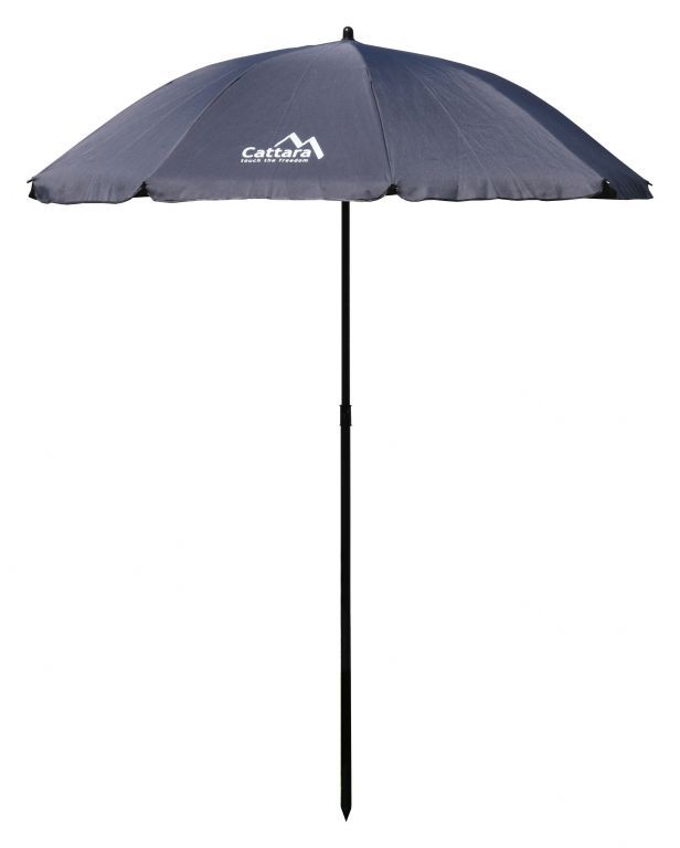Skládací deštník do sestav zahradního nábytku, šedý, 180 cm