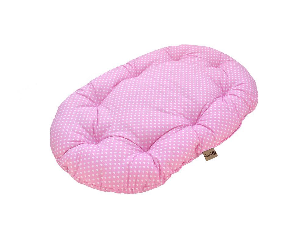 Pelíšek- měkký polštář pro psa růžový, bez okrajů, pratelný, 80 cm